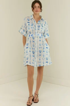 Palm Noosa Camelia Dress - Chalkies Tile