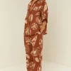 Palm Noosa Hallie Pant - Brown Shells