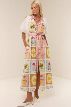 Palm Noosa Marla Dress - Siesta Tile