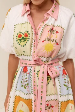 Palm Noosa Marla Dress - Siesta Tile