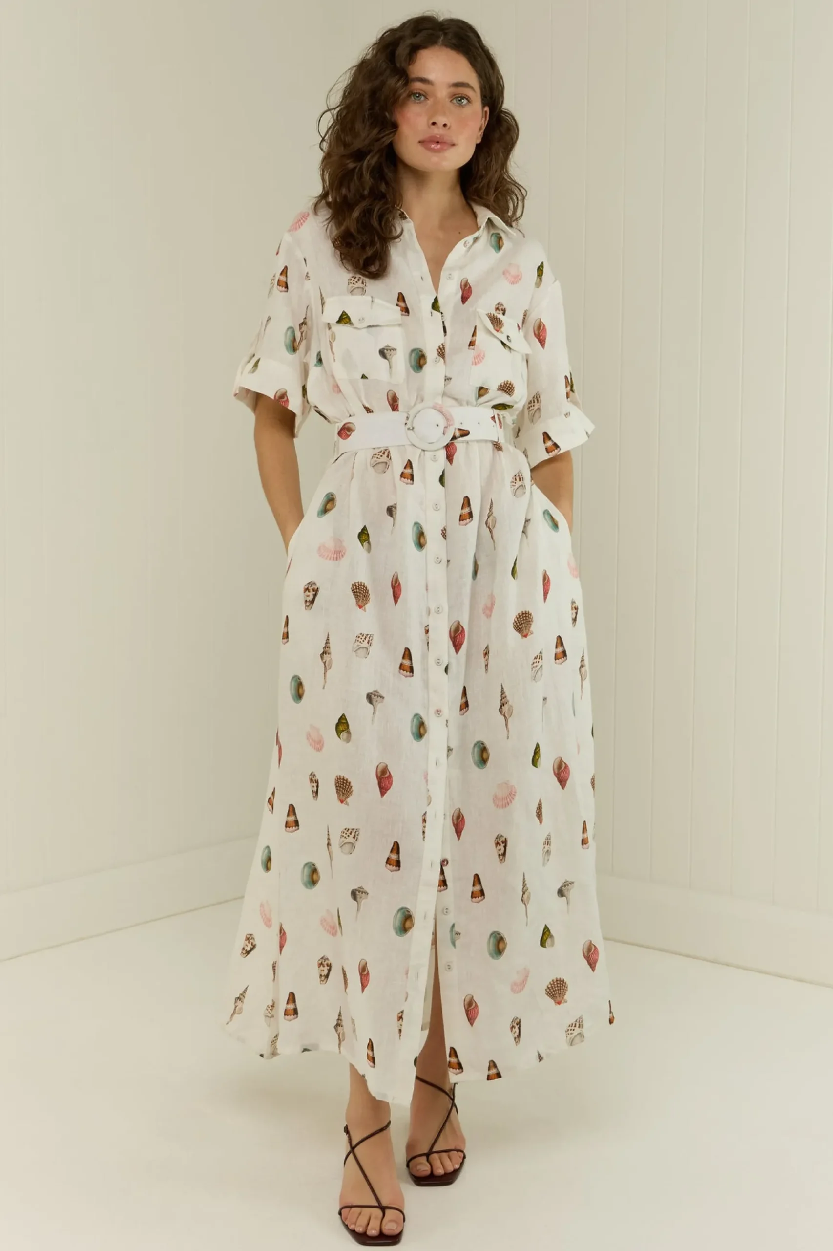 Palm Noosa Memento Dress - Sardinia Shells