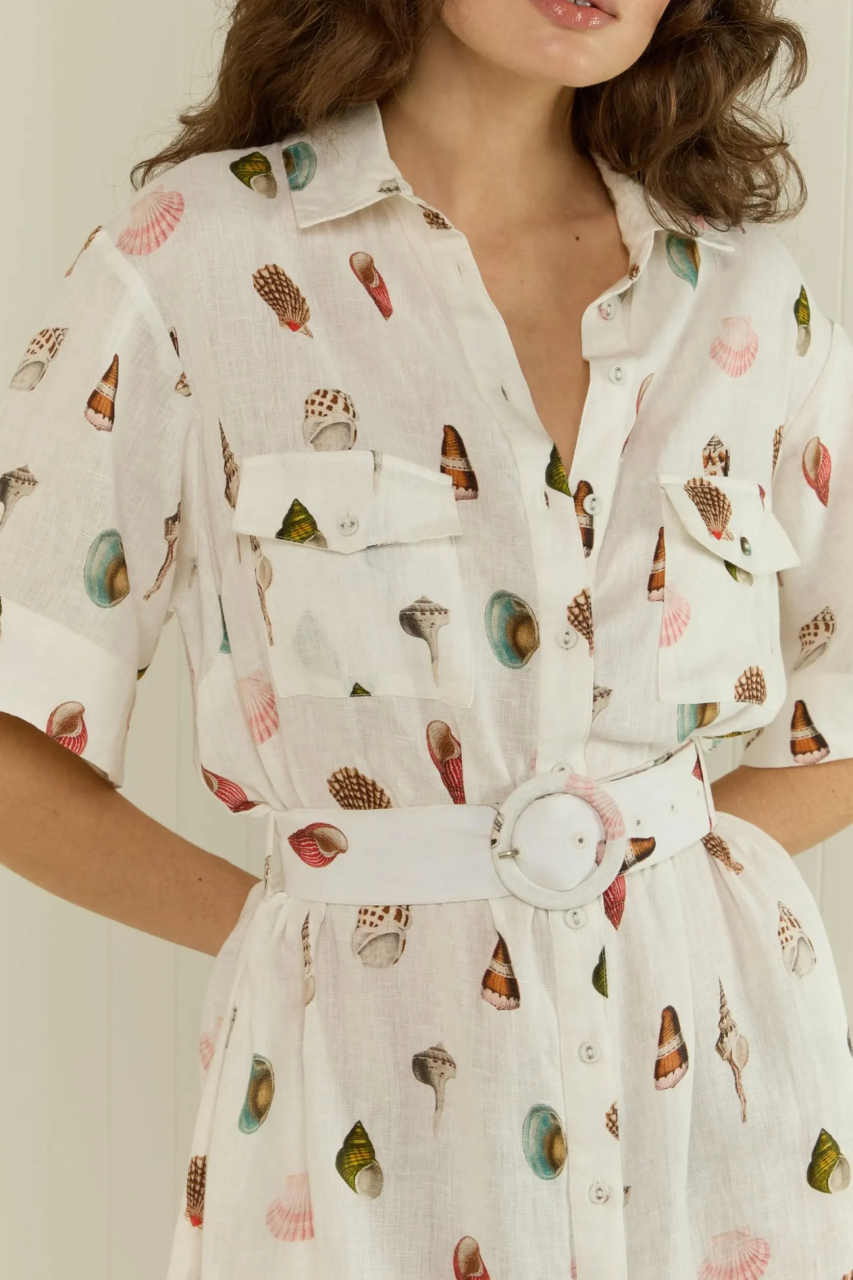 Palm Noosa Memento Dress - Sardinia Shells