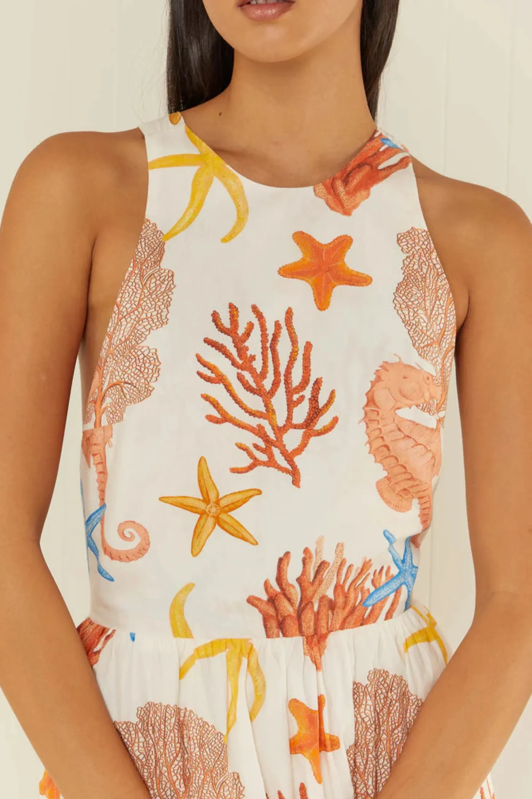Palm Noosa Meridan Dress - Coral