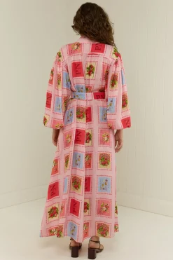 Palm Noosa Noddy Dress - Strawberry Stamp