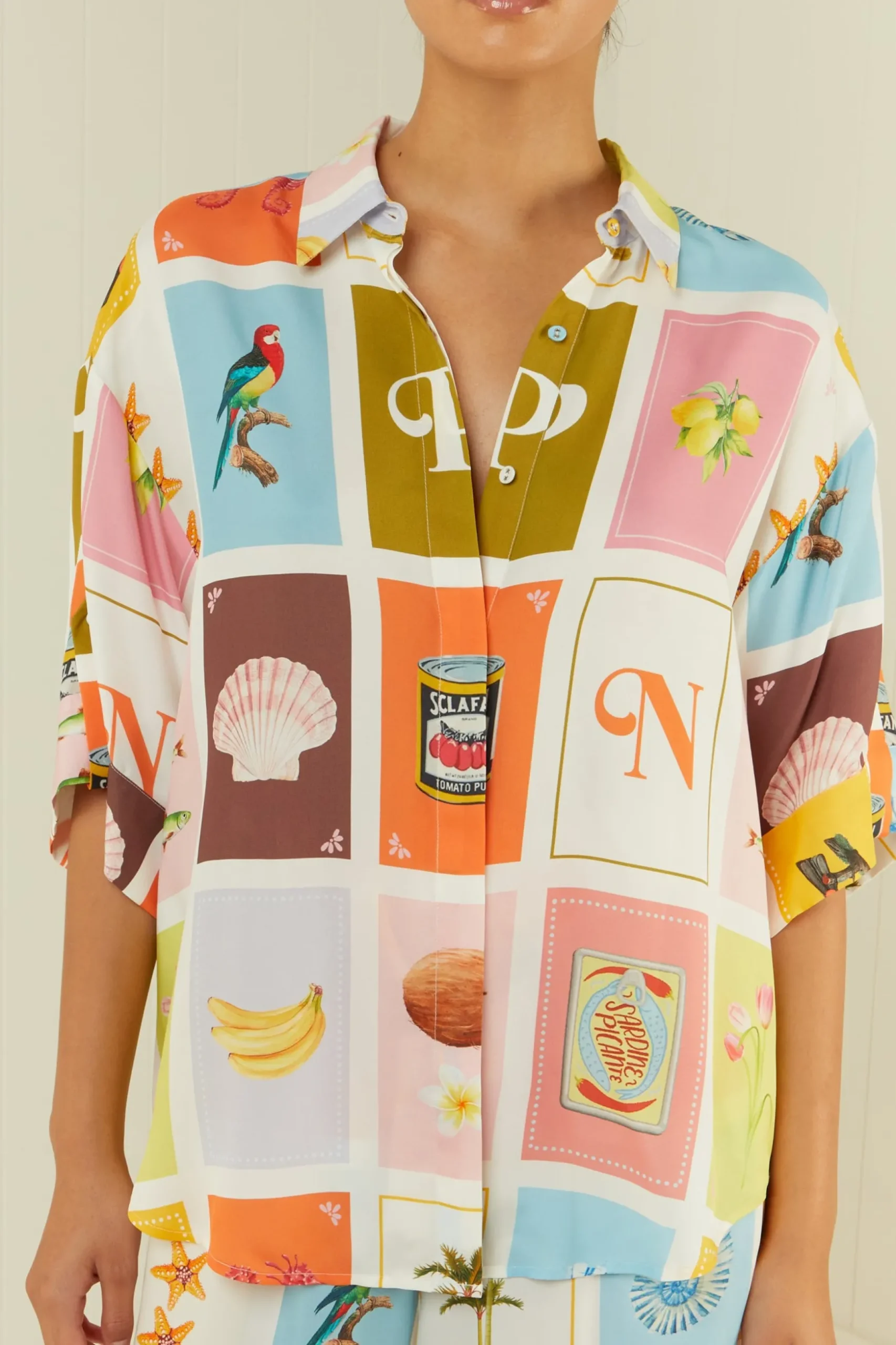 Palm Noosa Sara Shirt - Cartagena