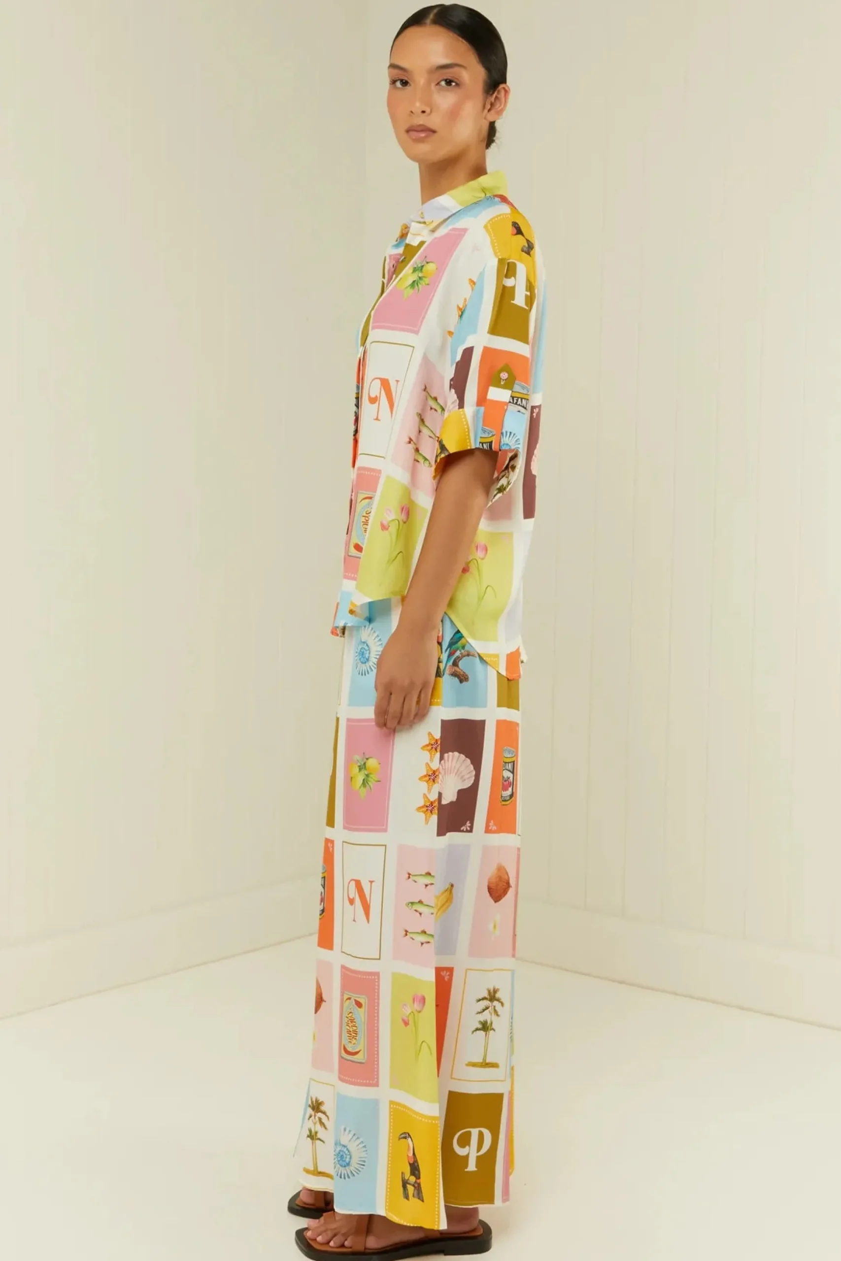 Palm Noosa Sara Shirt - Cartagena