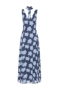 Palm Noosa Viola Dress - Blue Hibiscus