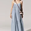 Pol Acacia Sundress - Blue