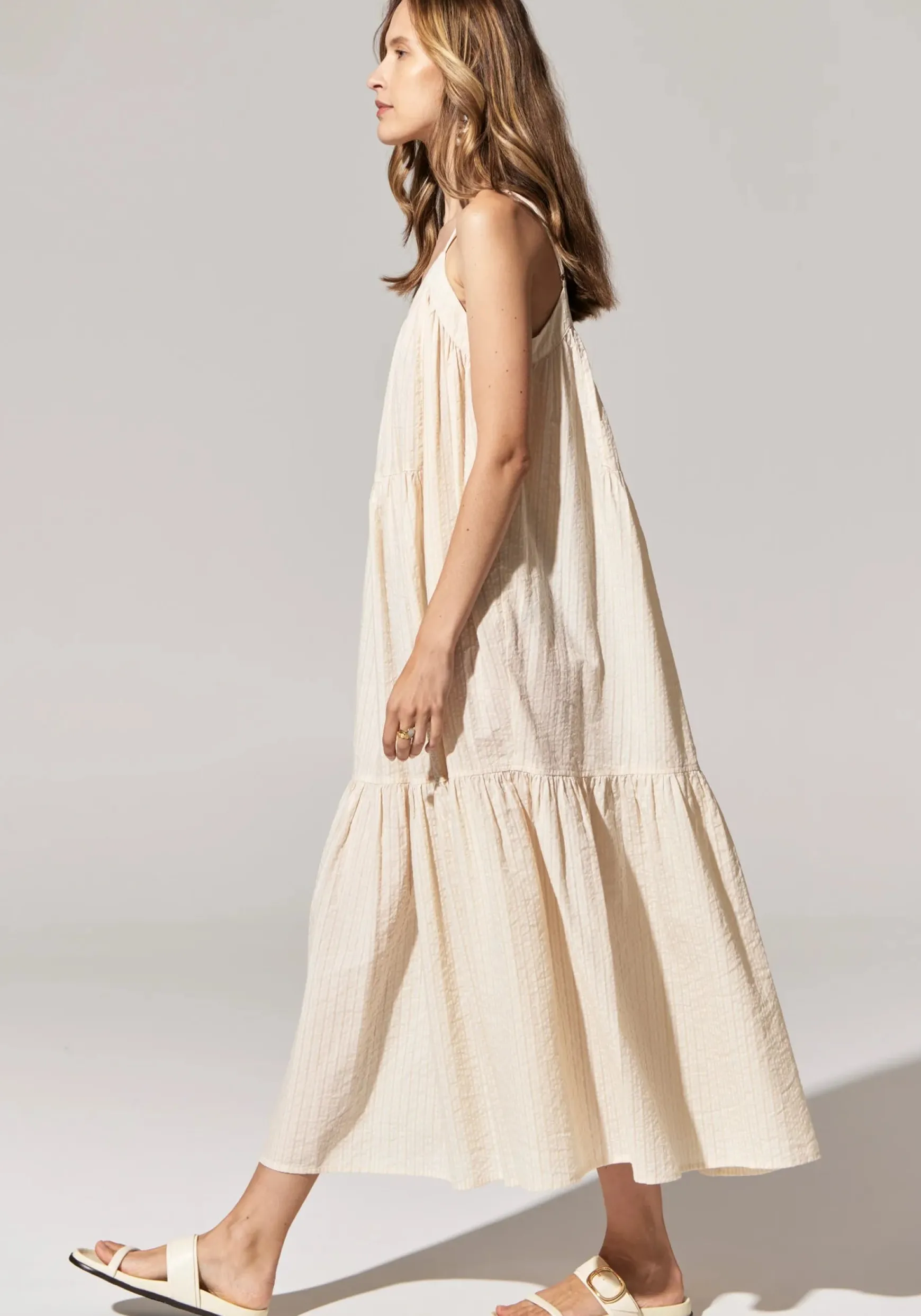 Pol Acacia Sundress - Ivory