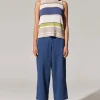 Pol Estel Stripe Knit Tank - Blue Multi