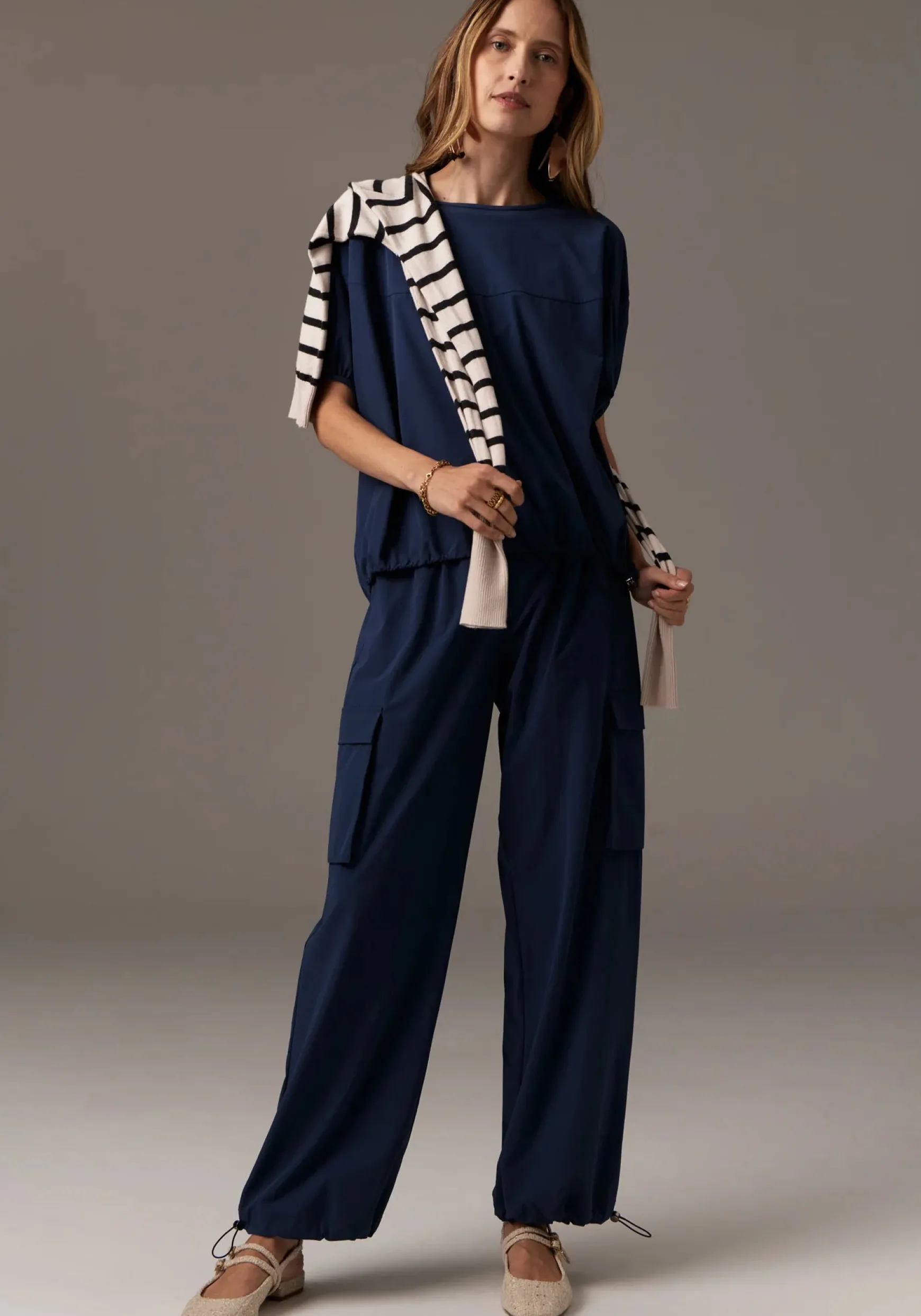 Pol Tech Circle Top - Blue
