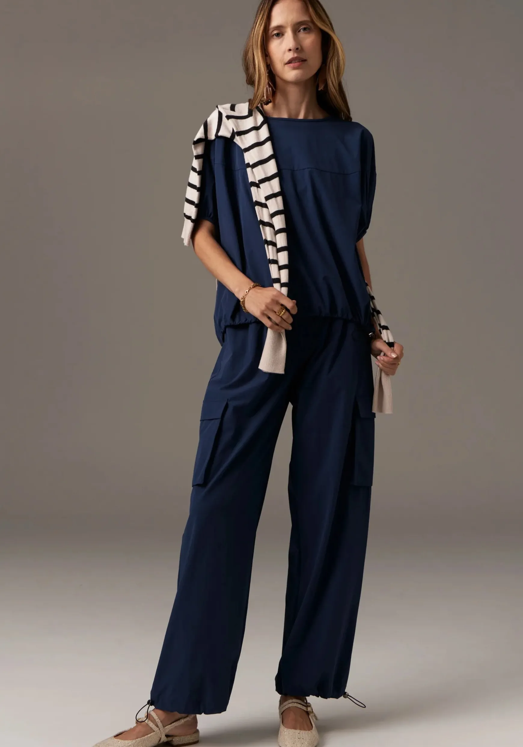 Pol Tech Circle Top - Blue