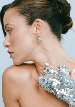 Porter Baby Blob Earrings - Silver