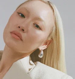 Porter Blob Earrings - Silver