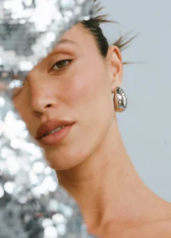 Porter Blob Earrings - Silver