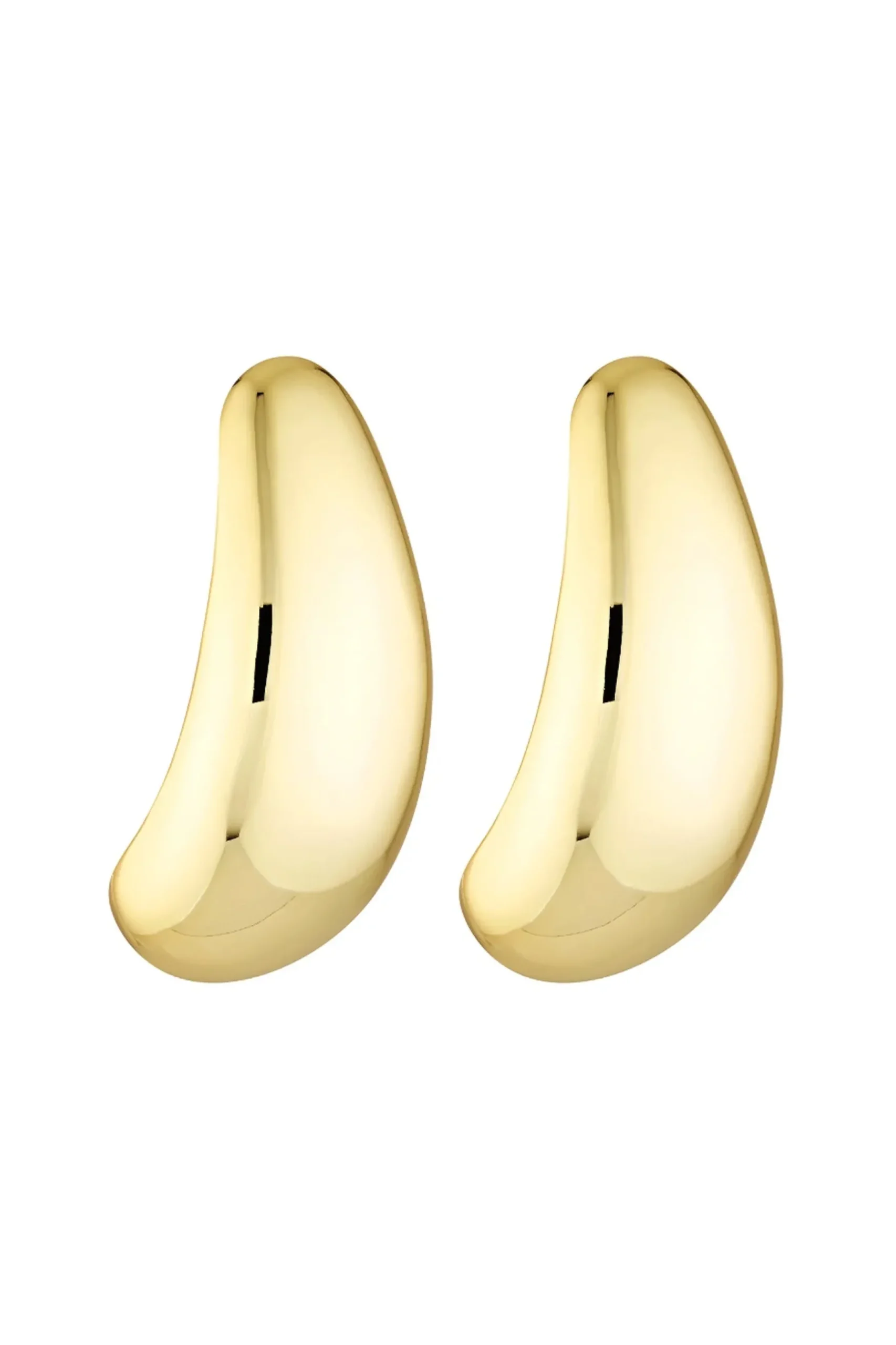 Porter Blob Earrings Maxi - Gold