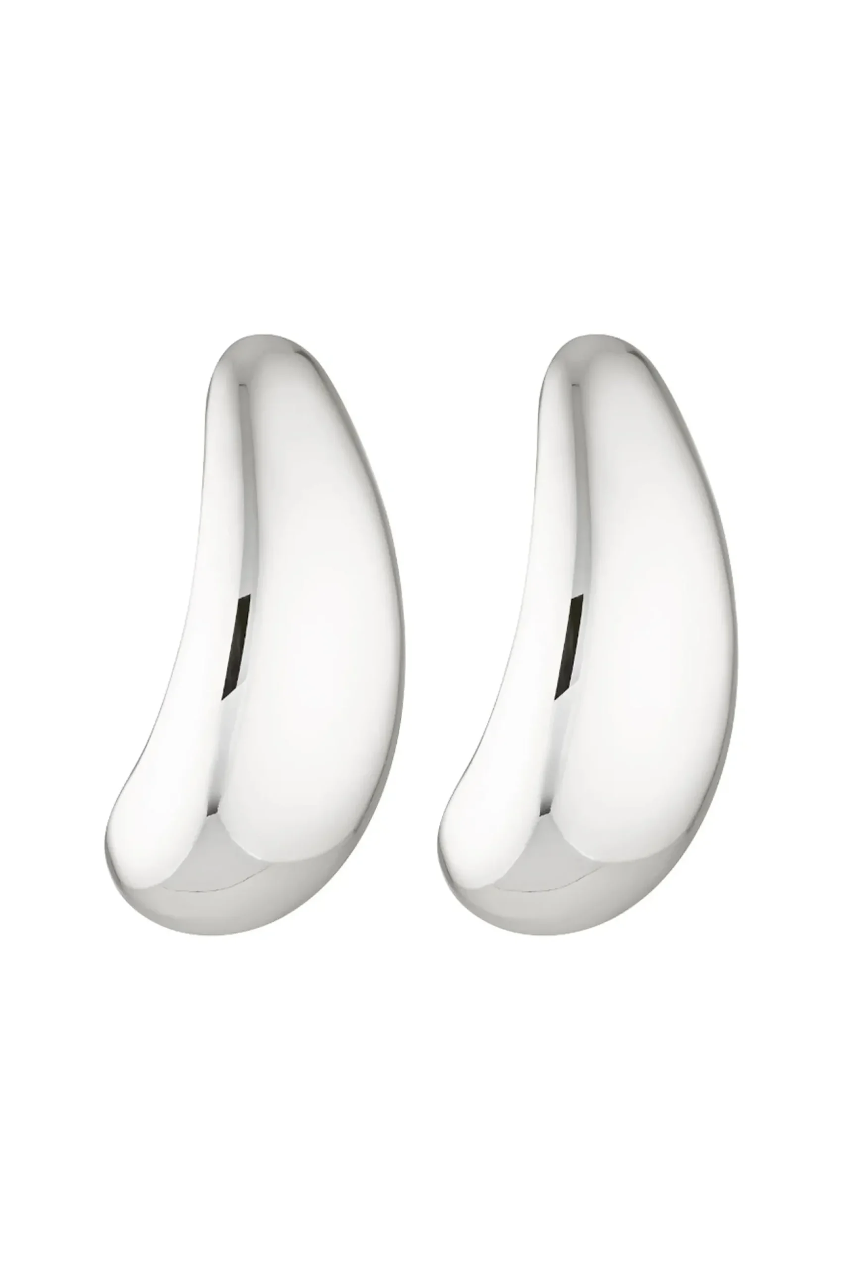 Porter Blob Earrings Maxi - Silver