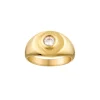 Porter Signet Pinky Ring  ~ clear