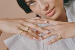 Porter Signet Pinky Ring  ~ clear