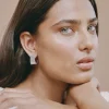 Porter Turtle Earrings - Silver