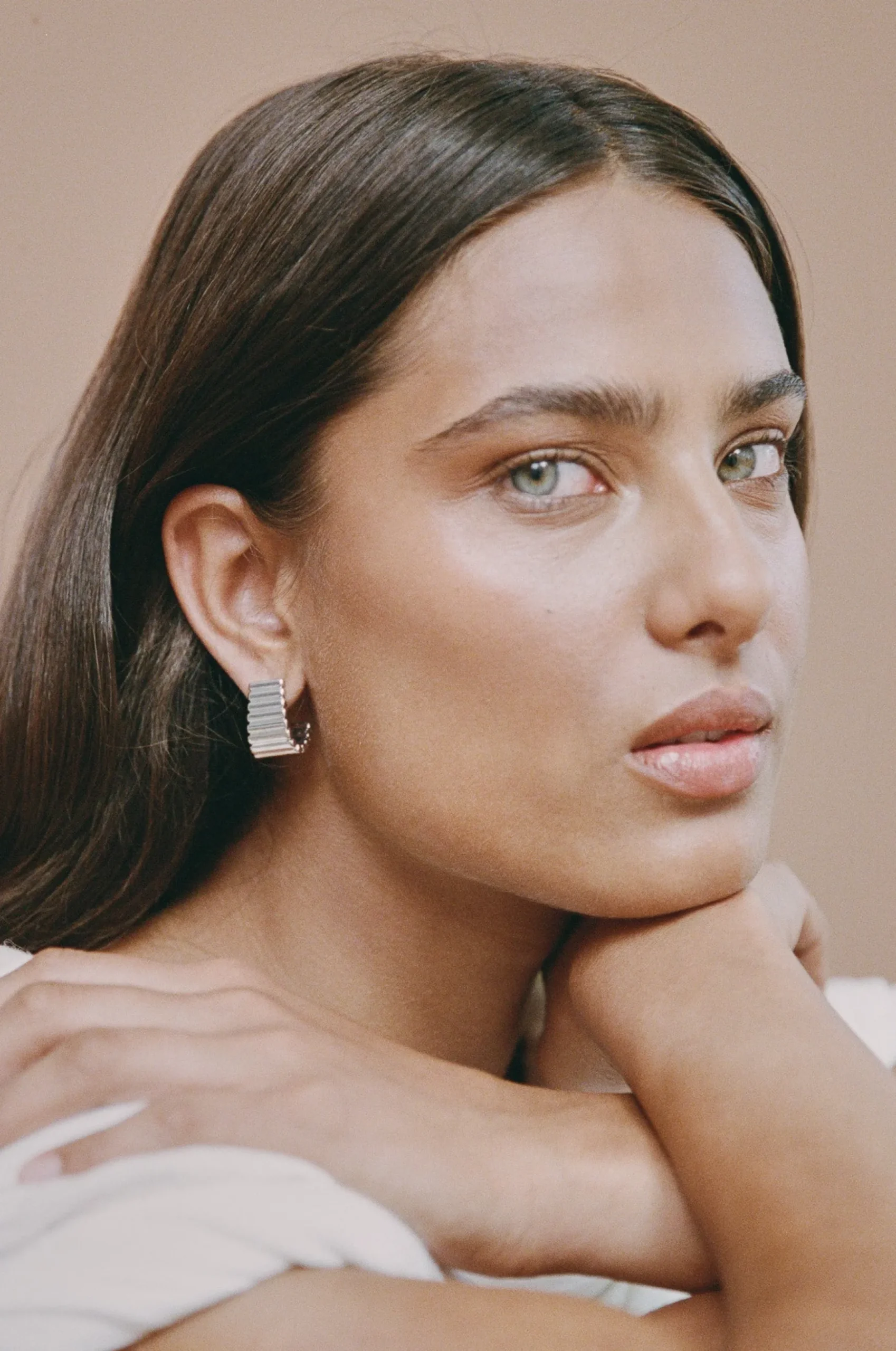 Porter Turtle Earrings - Silver
