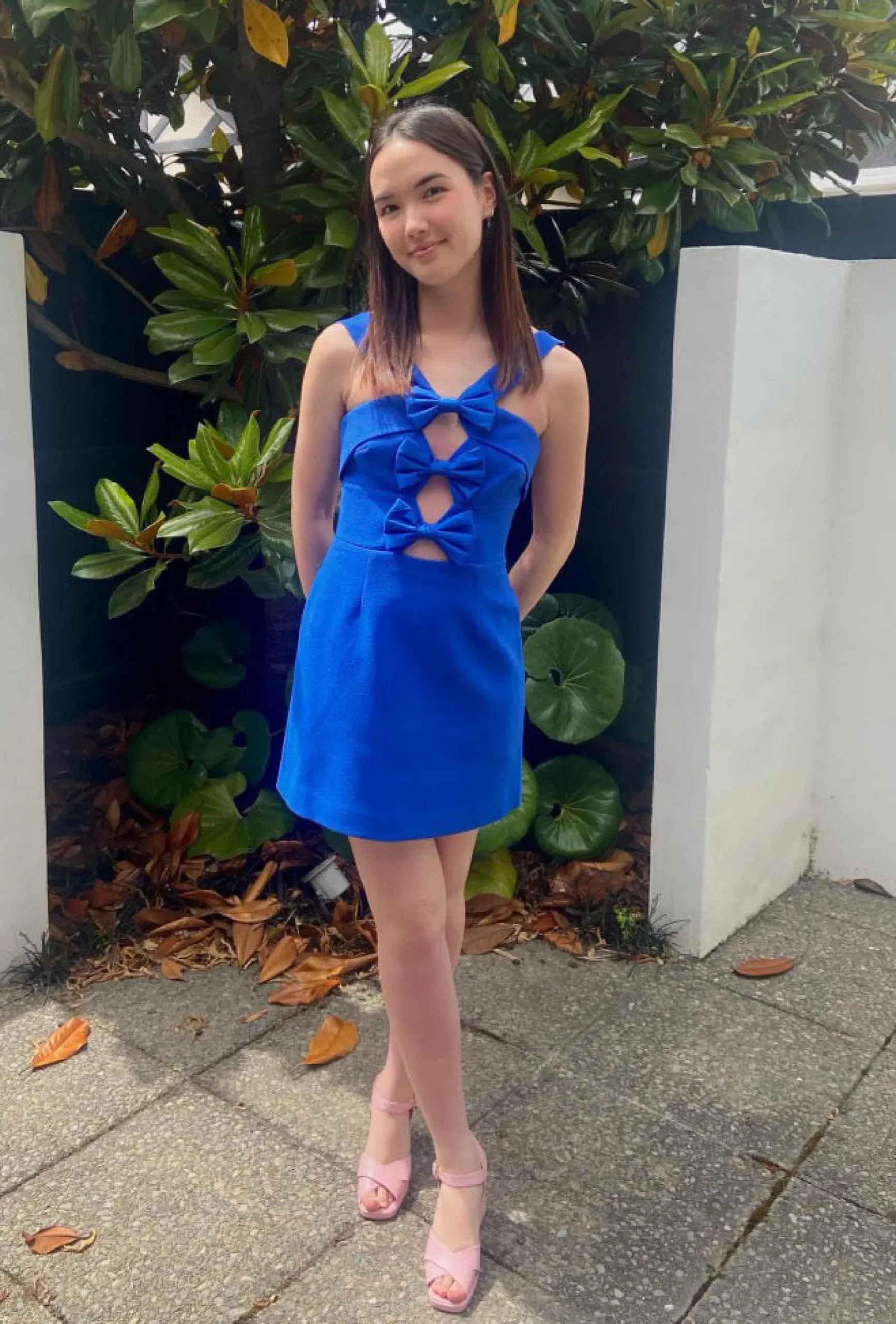 Rebecca Vallance Antonella Mini Dress - Marine Blue