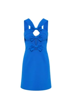 Rebecca Vallance Antonella Mini Dress - Marine Blue