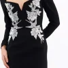 Rebecca Vallance Monroe L/S Mini Dress - Black