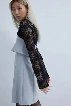 Remain Aubrey Mini Dress - Slate