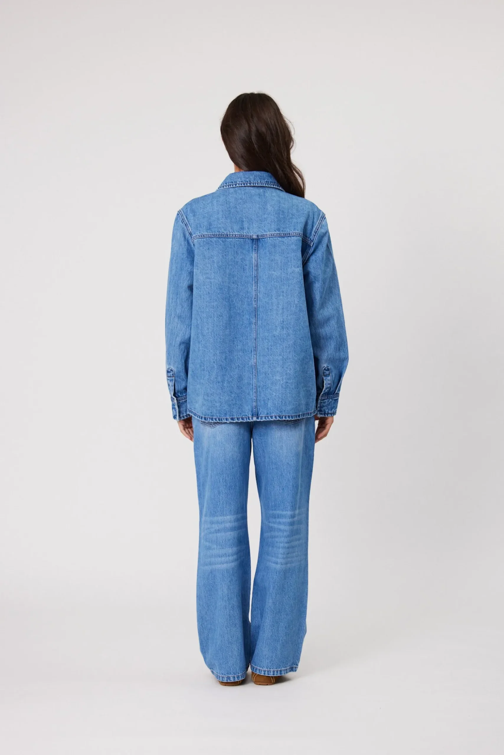 Remain Effie Shirt - Mid Blue