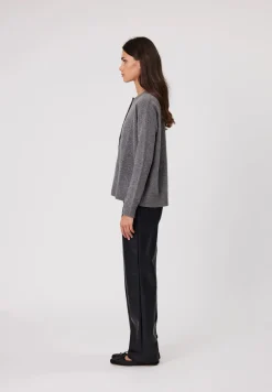 Remain Tali Cardigan - Charcoal