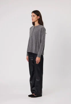 Remain Tali Cardigan - Charcoal