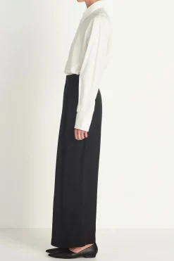 Rory William Docherty Pleated Peg Skirt - Black