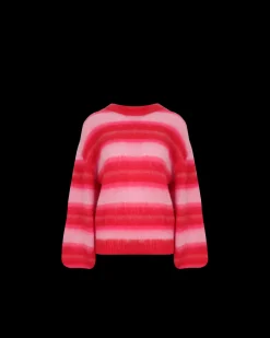 Ruby Josie Sweater - Pink / Red Stripe