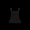 Ruby Margie Tie-Back Top - Black