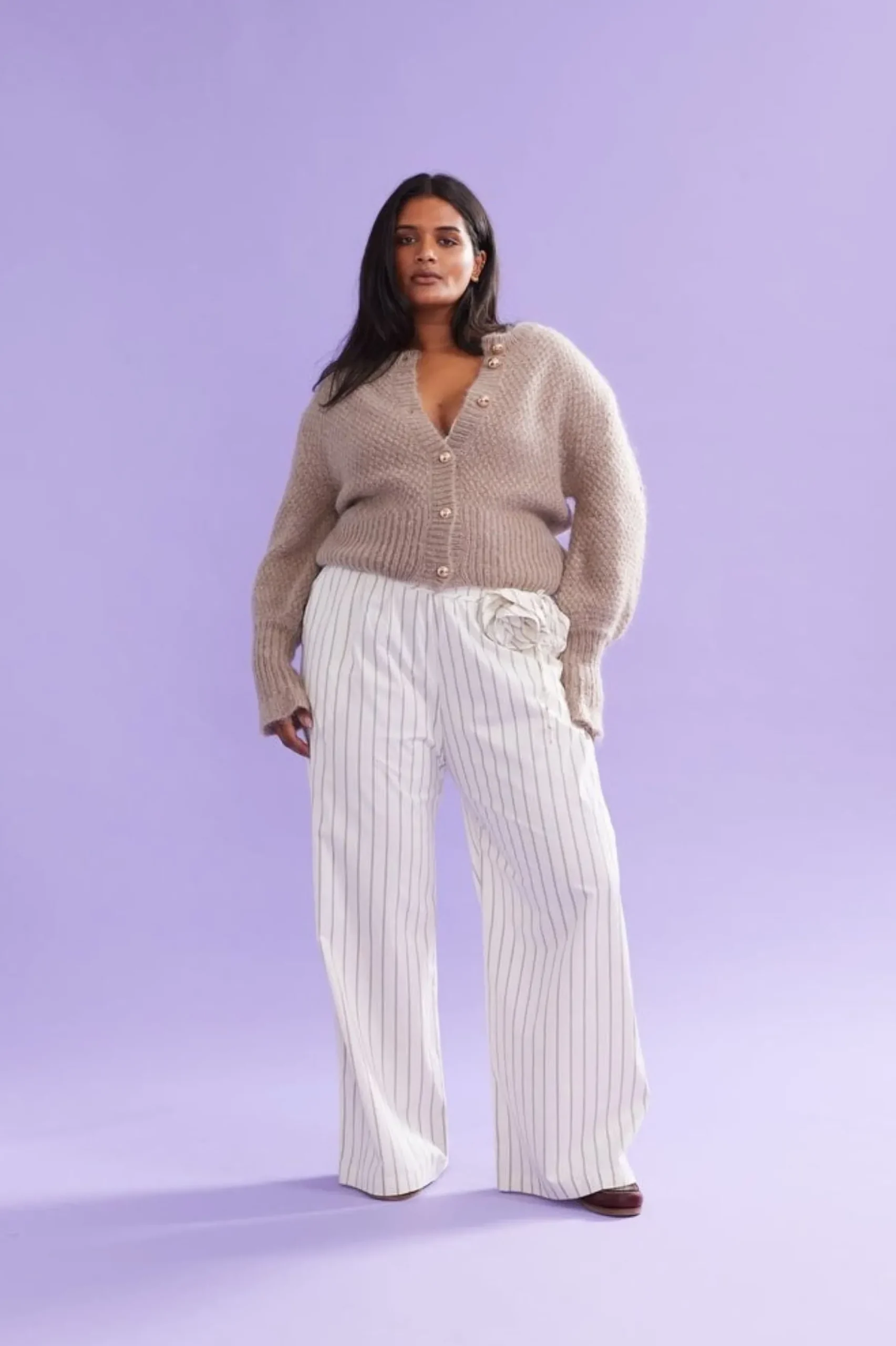 Ruby Matilda Cardigan - Hazelnut