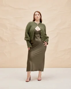 Ruby Matilda Cardigan - Khaki