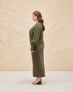 Ruby Matilda Cardigan - Khaki