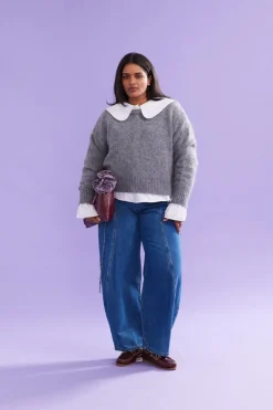 Ruby Rhea Sweater - Grey Marle