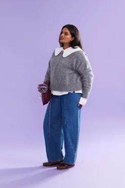 Ruby Rhea Sweater - Grey Marle