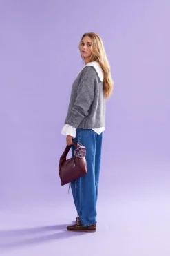 Ruby Rhea Sweater - Grey Marle