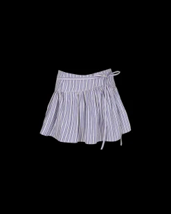 Ruby Rodeo Mini Skirt - Navy Stripe