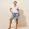Ruby Solar Relaxed Short - Blue