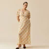 Ruby Uma Silk Dress - Tartan