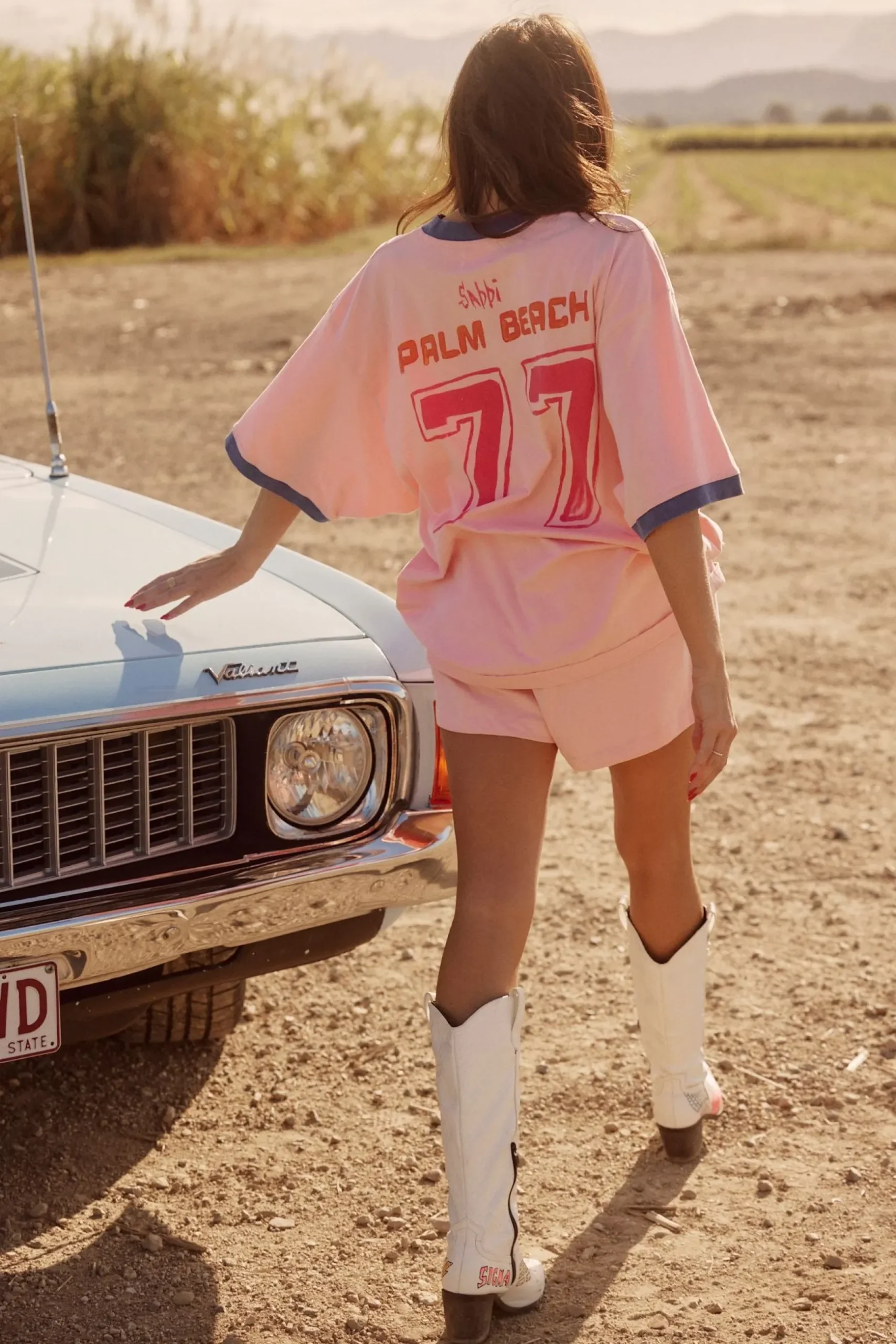 SABBI Got My Pink Back Tee - Pink