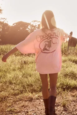 Sabbi The Crazy Horse Tee - Pink
