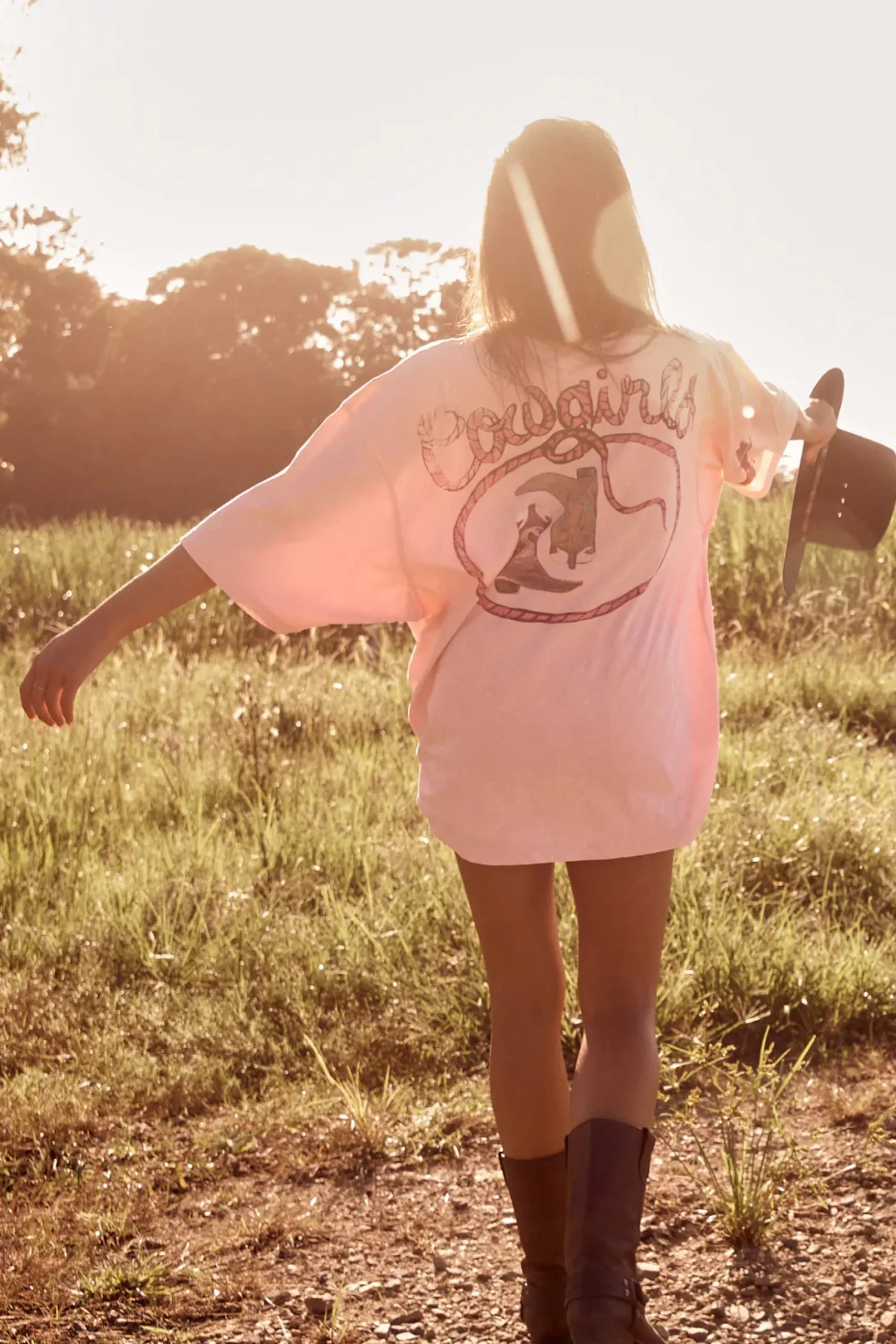 Sabbi The Crazy Horse Tee - Pink
