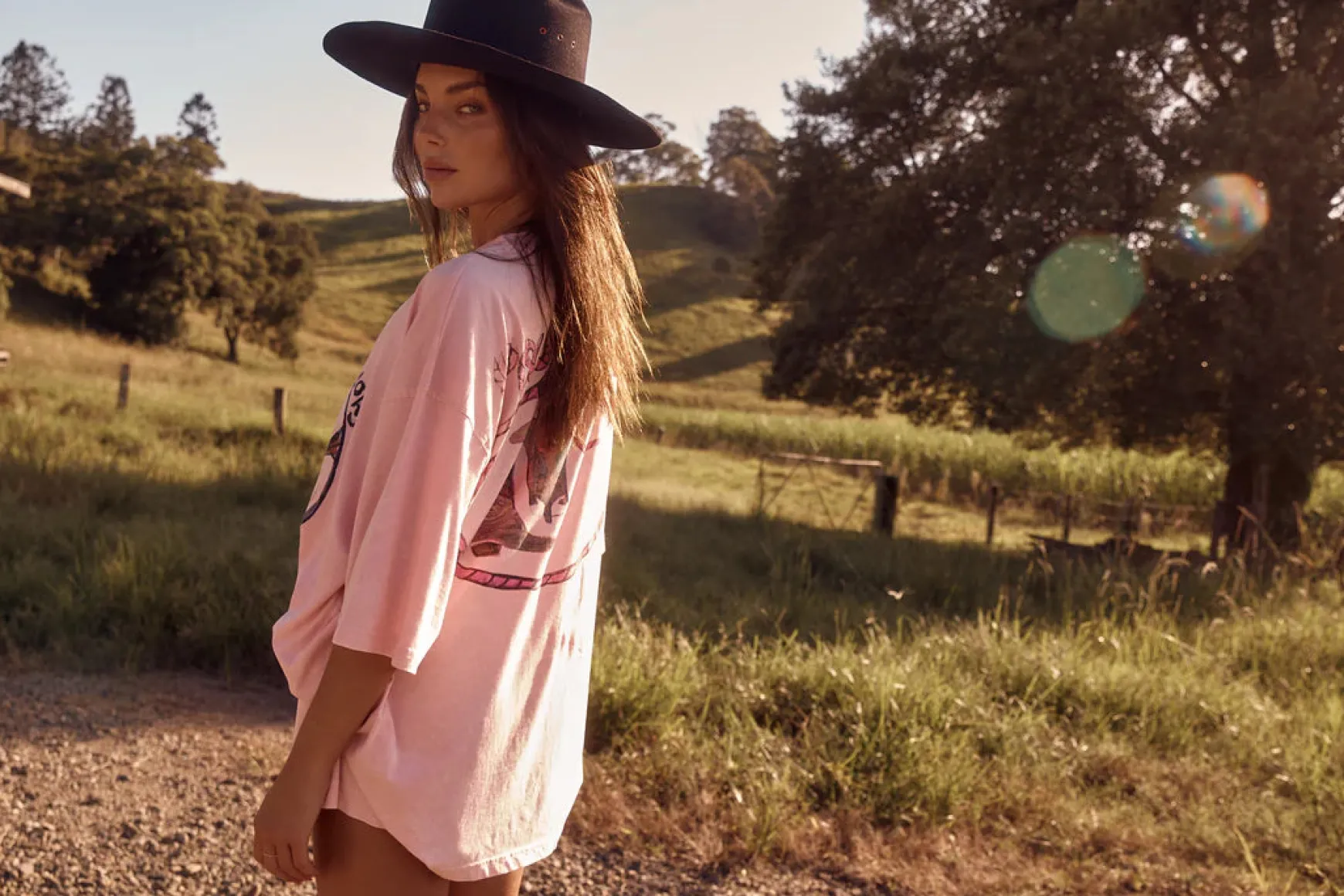 Sabbi The Crazy Horse Tee - Pink