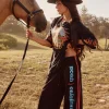 Sabbi The Flaming Cowboy Chido Pants - Black