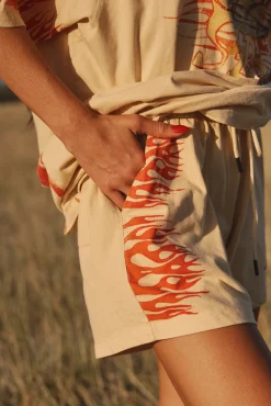 Sabbi The Flaming Cowboy Chido Shorts - Sand